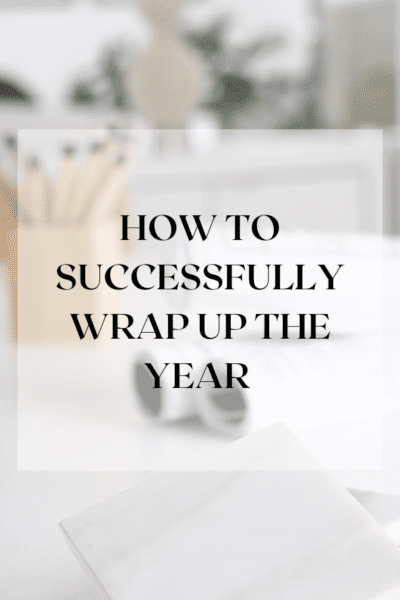 wrap up the year in your design business