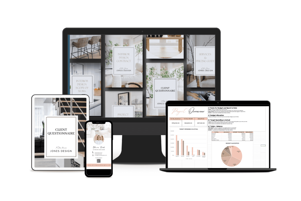 templates for your interior design business